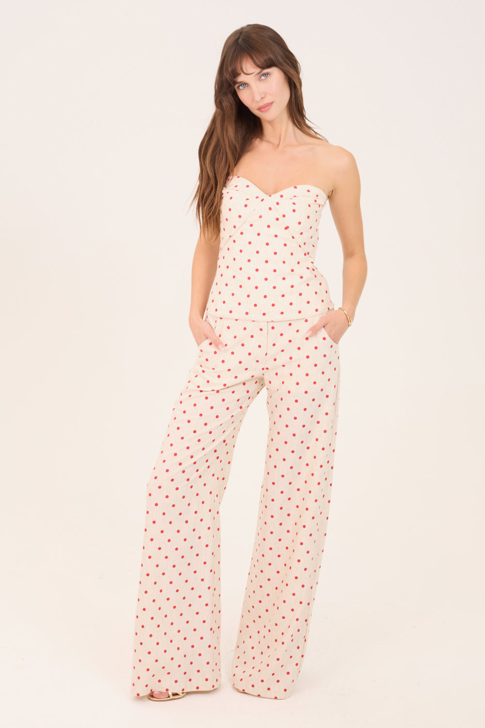 Saddler Pants in Polka Dot